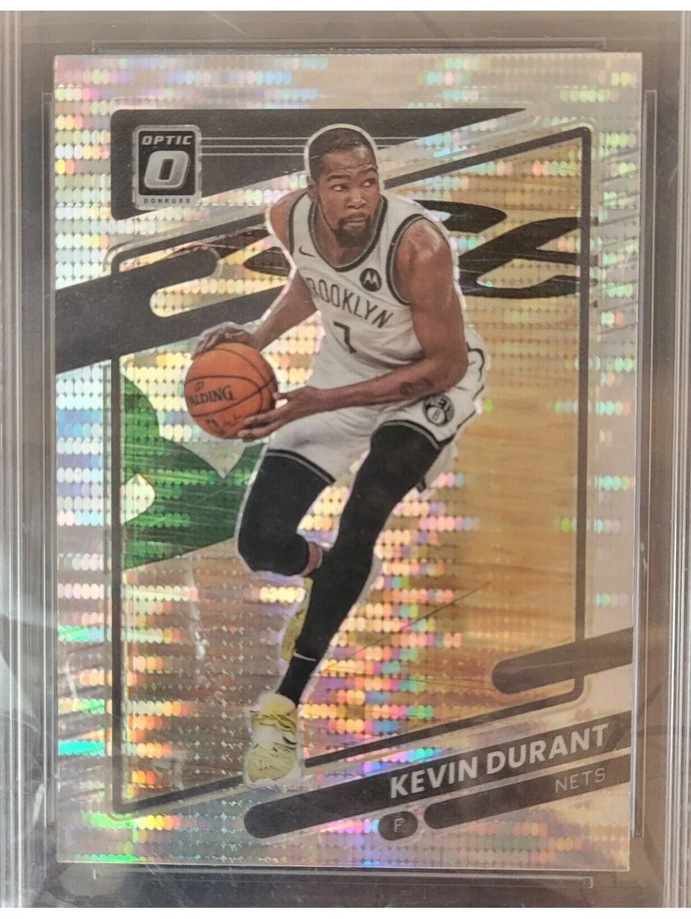 Kevin Durant 2021-22 Optic #11 Silver Prizm Pulsar Graded Gem Mint 10 CCG